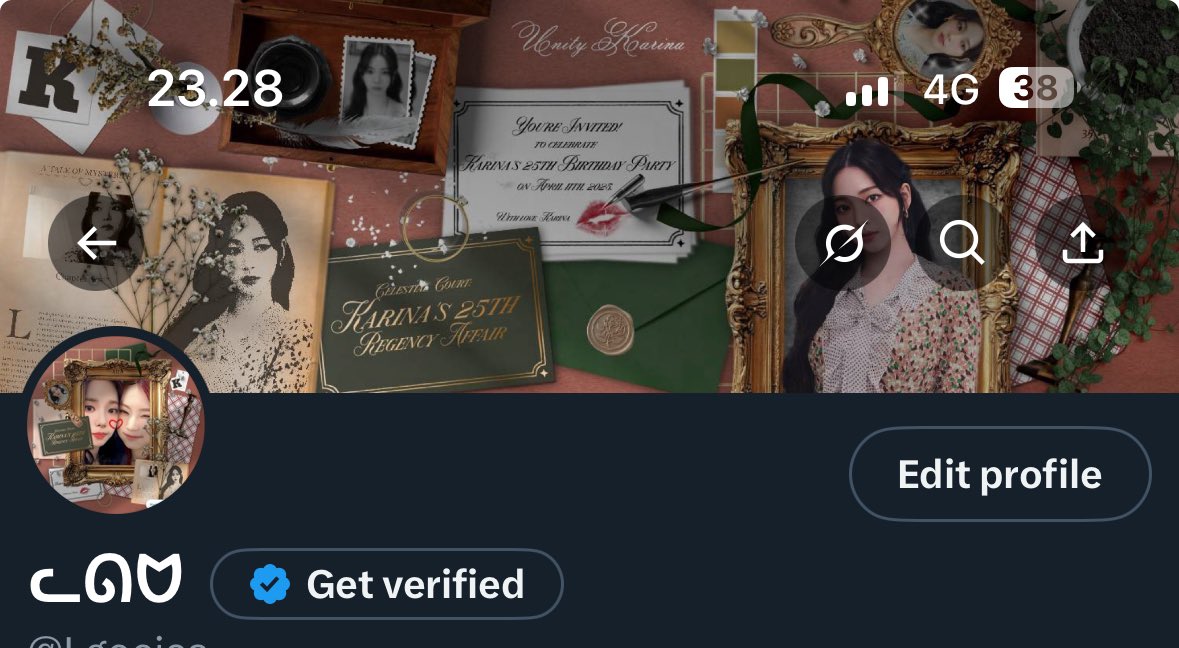 Lgeeisa's tweet photo. @LovinglyKarina Happy birthday, Karina unnie! May this year wrap you in peace, lift you with joy, and remind you just how deeply you’re loved.
Here’s to more laughter, more growth, and moments that make your soul feel alive.♥️ #Chapter25WithKarina @jimiryoo @kariva @kalona @karinsa https://t.co/IXHmbqDvny