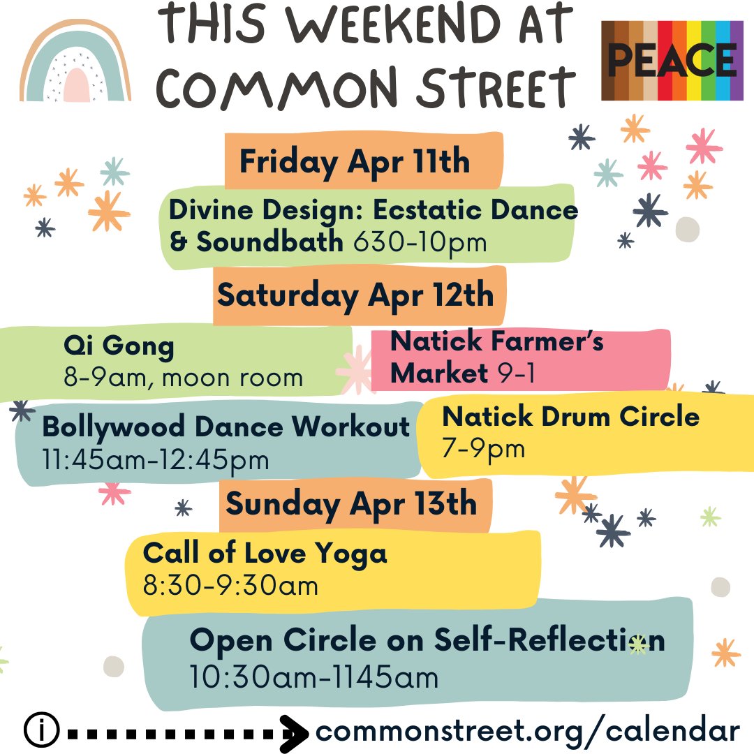 This Wknd @ Common Street 💫 - mailchi.mp/commonstreet/e…