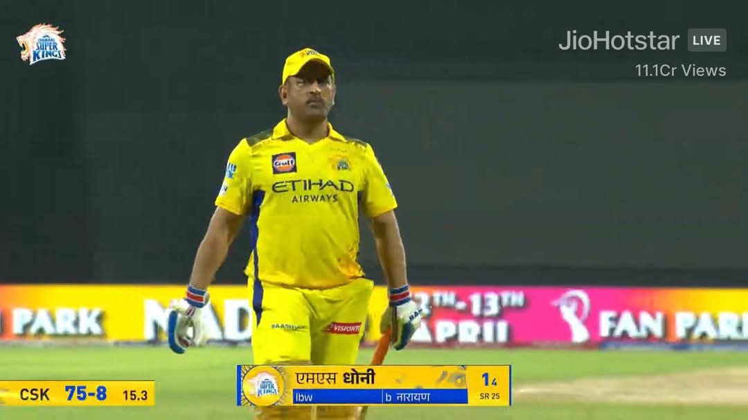 rb_jaat's tweet photo. 20 ओवर में 103 रन 🥵
थाला की कप्तानी में हर #CSKian थाला जैसा खेला।।
#CSKvsKKR #Dhoni
#CSK #Thala https://t.co/VcH178DCwv