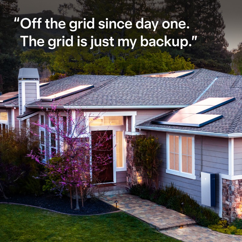 teslaenergy's tweet photo. Tesla Powerwall helps you rely less on the utility grid and more on clean, renewable energy. Say goodbye to rising rates—and hello to total energy control.