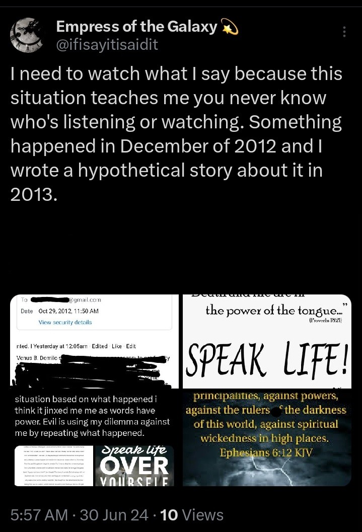 inaprfctwrld's tweet photo. Holy Spirit Truth: 🕊
This is especially true since it was done with malicious, hateful, evil and sadistic intentions. Byway of litmus test I know for sure I'm being  psychologically tortured and terrorized by evil. I have to suffer b/c of  someone elses vices and wickedness. https://t.co/vabFF60Anx