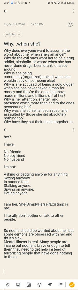 inaprfctwrld's tweet photo. Holy Spirit Truth: 🕊
This is especially true since it was done with malicious, hateful, evil and sadistic intentions. Byway of litmus test I know for sure I'm being  psychologically tortured and terrorized by evil. I have to suffer b/c of  someone elses vices and wickedness. https://t.co/vabFF60Anx