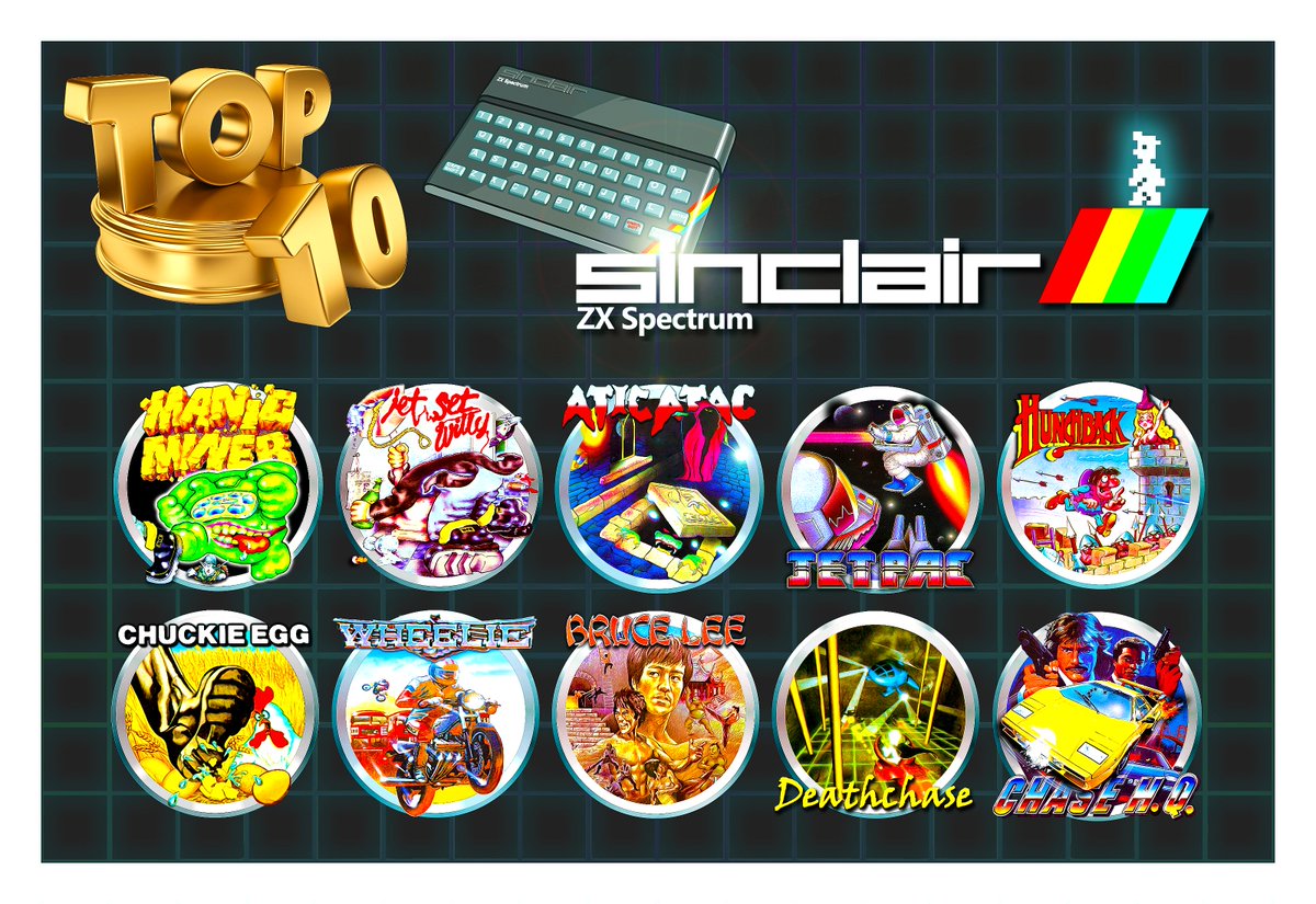 GaryArnott's tweet photo. Crayons back out to doodle my TOP 10 favourite #ZXSpectrum games of all-time! 🖍️❤️🏆
Any shared love for some of my favourites? 🤔❓😍
#zxspectrum #retrogaming #sinclairresearch #retrogames #8bit #nostalgia #retro #retrogamer #gameart #art #artwork #spectrum #speccy #top10 https://t.co/cuafqoi3Aa