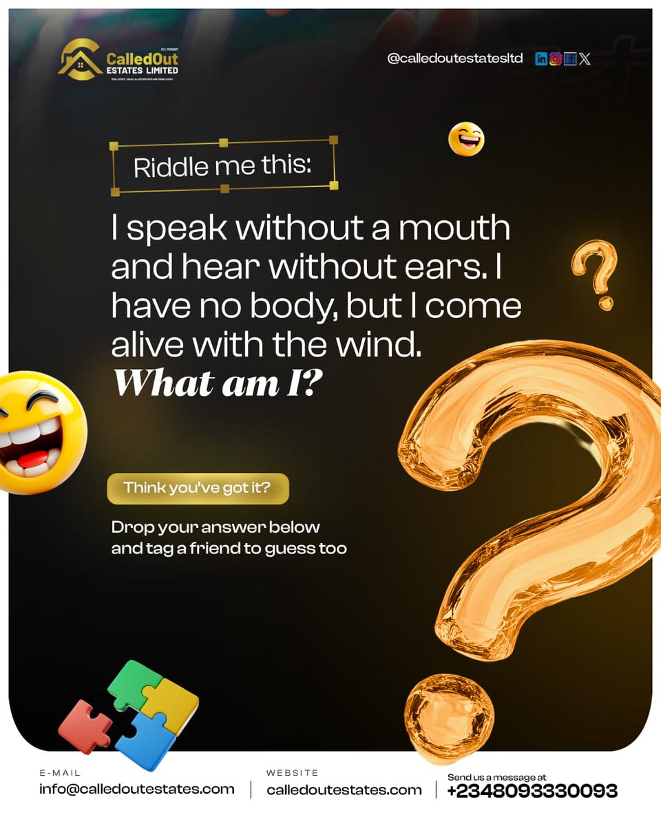 CalledOutRealty's tweet photo. What's your answer? 😂 

You don't have to overthink the state of the economy, ease off the stress!  

#calledoutestatesltd #EdenGarden #fun #viral #Trending #Onana #yoruba #Arrest #degea https://t.co/UTFs2j9bPG
