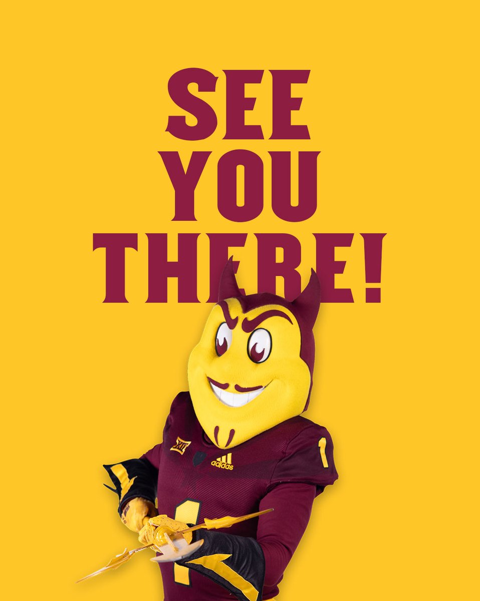 Arizona State Sun Devils (@thesundevils) on Twitter photo We are officially TWO WEEKS away from the <a href="/ASUFootball/">Sun Devil Football</a> Fan Fest! See you there 🫡
🔗 bit.ly/ASUFB_FanFest We are officially TWO WEEKS away from the <a href="/ASUFootball/">Sun Devil Football</a> Fan Fest! See you there 🫡
🔗 bit.ly/ASUFB_FanFest