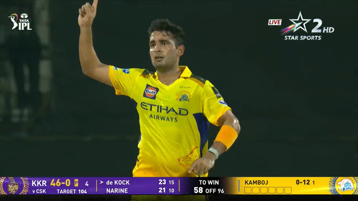Thesaketpandey's tweet photo. WELCOME TO CSK FAMILY, KAMBOJ...!!!
- Something to remember in this game.
#IPL2025 #CSKvsKKR #MSDhoni๐ต #cskvskkrtickets #CAPTAINDHONI #Thala #Match25 #MoeenAli #vanshvedi #vijayshankar #Rayudu #RahulTripathi #SunilNarine #Tripathi #ChennaiSuperKings #Dhobi #Chepauk https://t.co/dEQivwR6AO