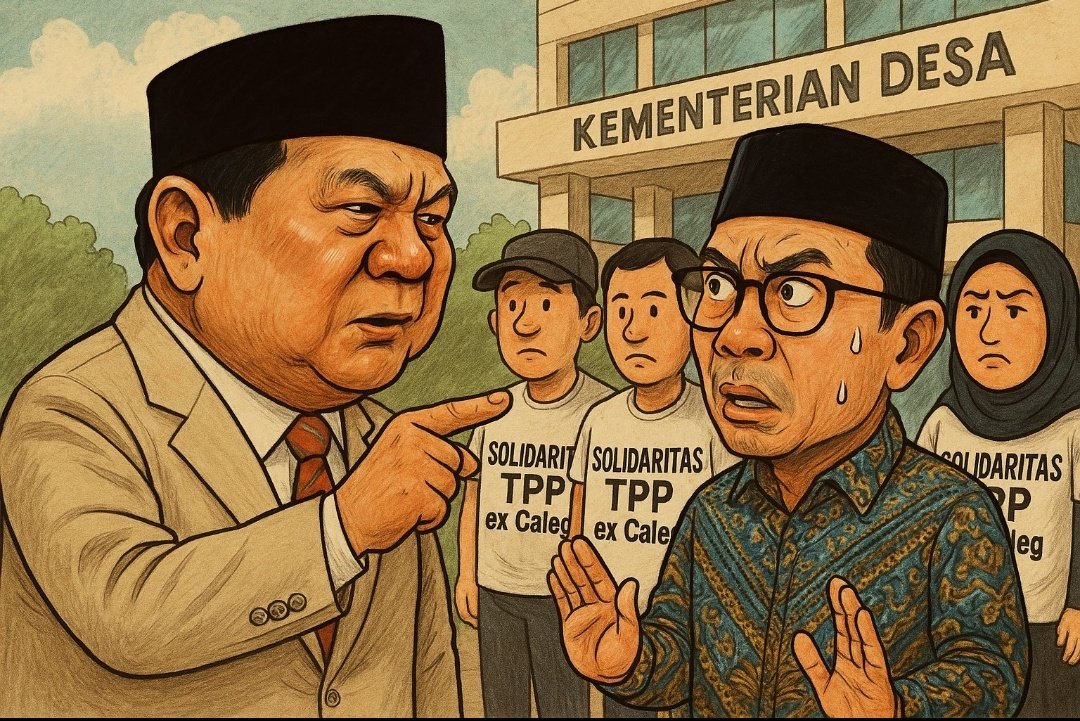 Pantas dievaluasi pak <a href="/YandriSusanto/">Yandri Susanto</a>  pak Presiden <a href="/prabowo/">Prabowo Subianto</a> krn adanya ketidak adilan yg mendiskruminasi TPP Eks Caleg

#PendampingDesaMenuntutKeadilan
#PendampingDesaMenuntutKeadilan
#PendampingDesaMenuntutKeadilan
#PendampingDesaMenuntutKeadilan
#PendampingDesaMenuntutKeadilan