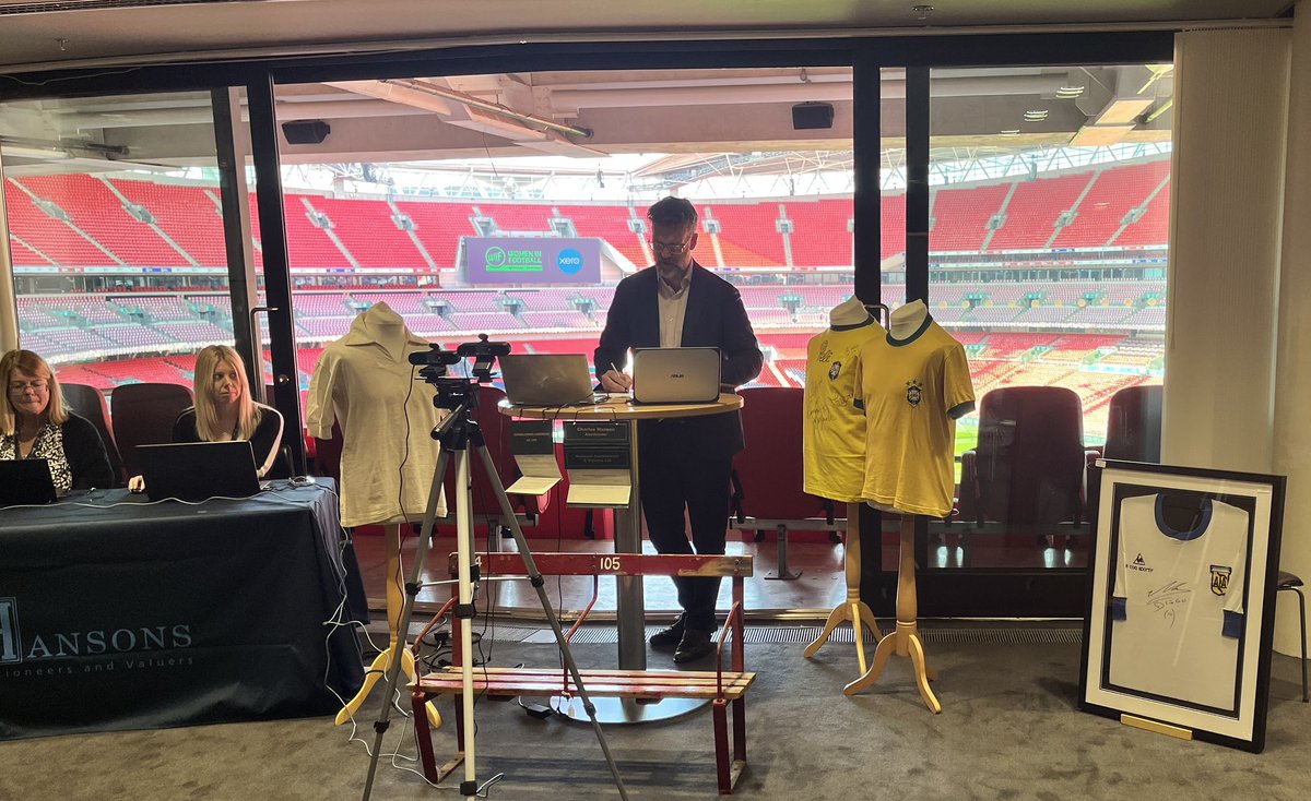 Thank you to all our bidders, sellers and contributors who made our inaugural World Football auction at Wembley
a success. See you again in the autumn. 
#footballauctions
