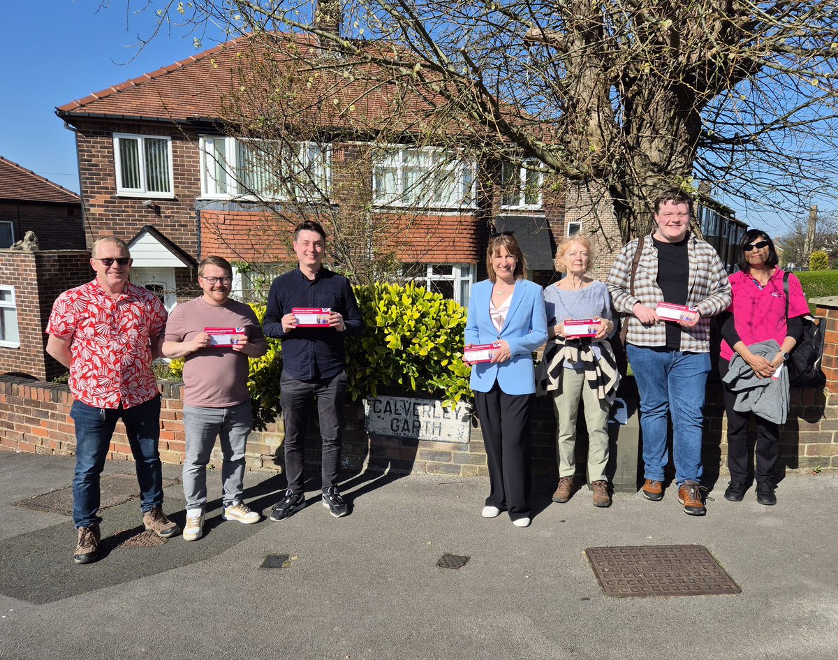 Great to be out on the doorstep yesterday in sunny Bramley listening to what residents have to say. It's clear that 14 years of Conservative chaos has let working people down in our communities. Labour is the only party with a Plan for Change.