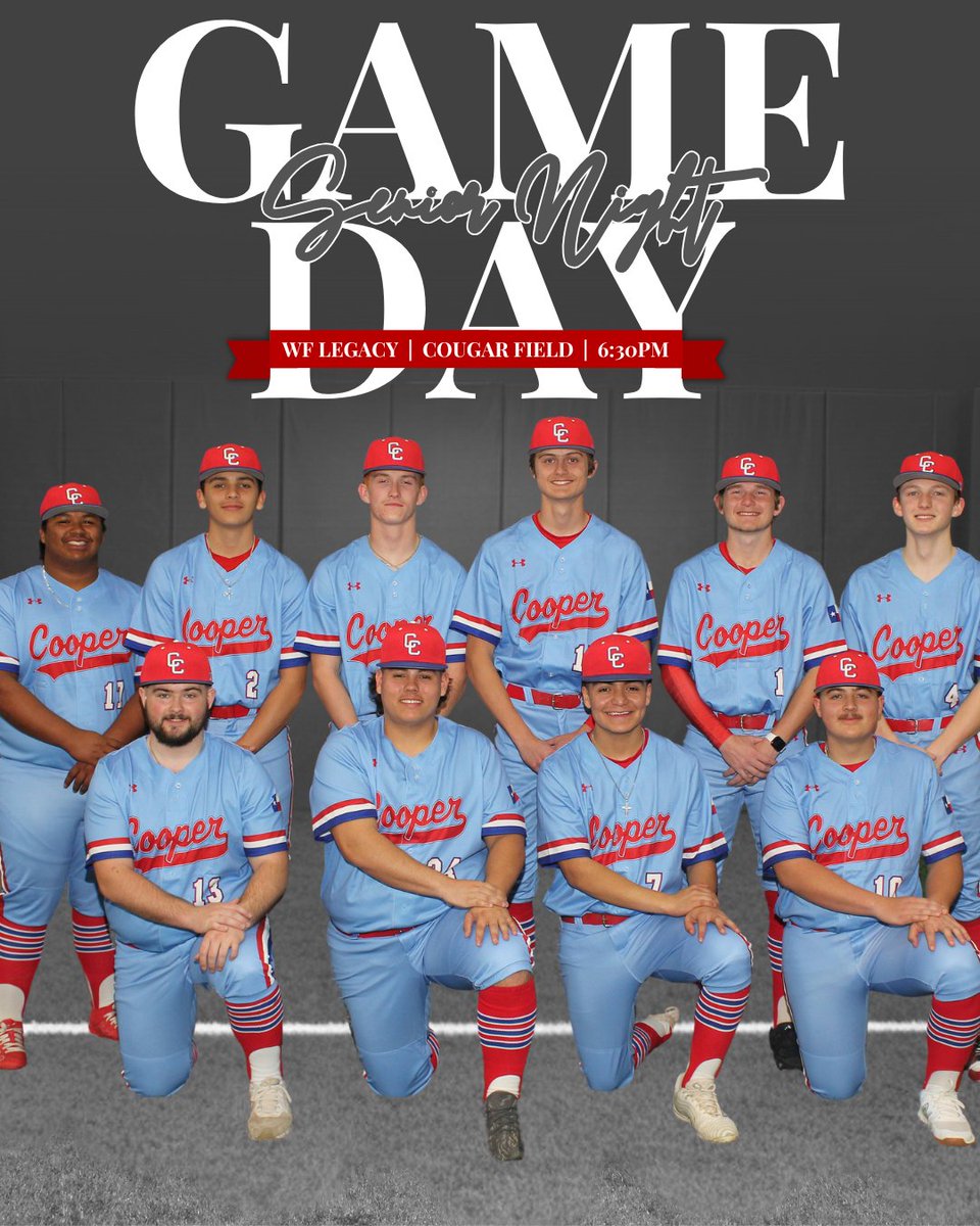 CooperHighBSB's tweet photo. District Game 8 - Senior Night https://t.co/TG6JkDnNXd