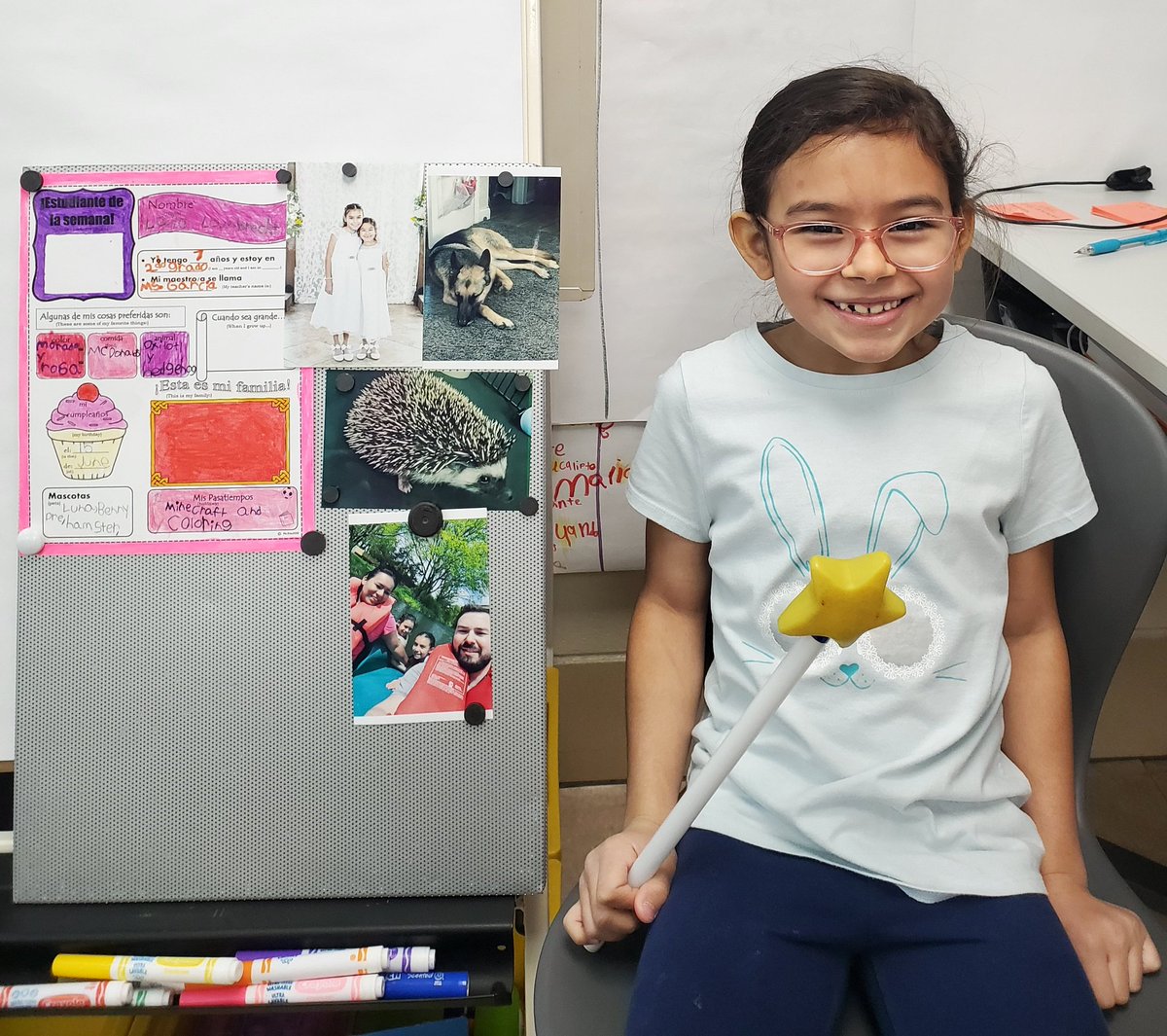 ngarciawd7's tweet photo. ¡Estudiante de la semana! Student of the Week! @OB_Foxes #wdsd7 https://t.co/3ERKVclpuj