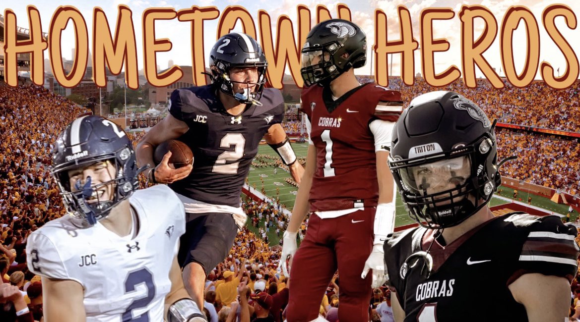 GopherEliteRTB's tweet photo. As the 2026 cycle heats up, Gophers fans should anticipate the decisions of @romanvoss2 and @PiercePetersohn! 

After landing MN’s top player three years in a row, the Gophers now have a shot at securing the top four in-state prospects for 2026!🔥🚣 @GopherFootball #RTB #MustGet https://t.co/1SXahQzxSn