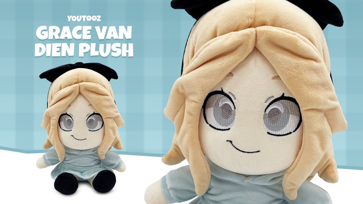 GraceVanDien's tweet photo. I AM A PLUSHIEEEE (LIVE ON APRIL 22nd @youtooz ) 🫶🏻✨ https://t.co/KgJ2e3U8zn