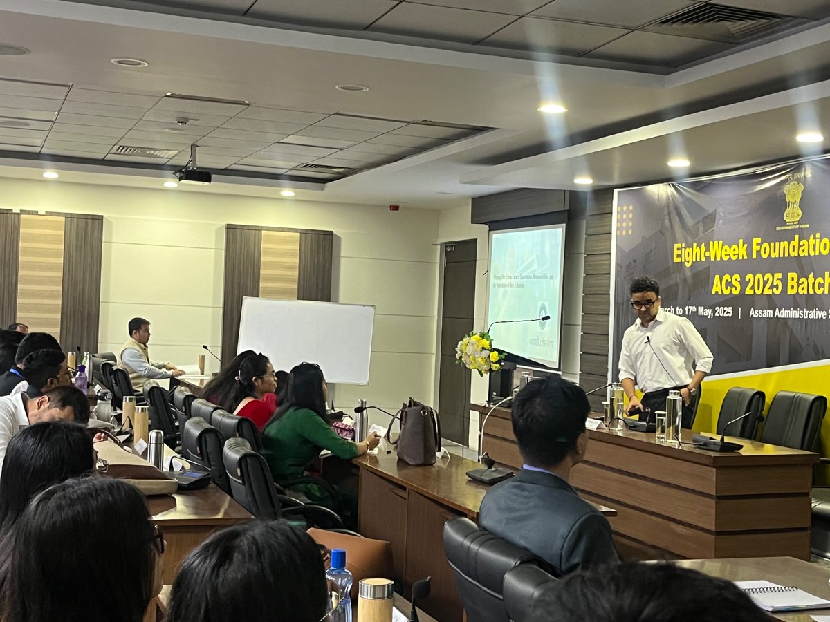 AASC Assam (@aasc1960) on Twitter photo “Effective urban governance is key to sustainable development and improving the lives of city dwellers.”— UN-Habitat
Glimpses of the session conducted by Shri M.N. Dahal, IAS,<a href="/mndahal/">M N Dahal</a> Commissioner, GMC <a href="/gmc_guwahati/">Guwahati Municipal Corporation</a> on Urban Administration for the ACS OTs (2025) during their FC “Effective urban governance is key to sustainable development and improving the lives of city dwellers.”— UN-Habitat
Glimpses of the session conducted by Shri M.N. Dahal, IAS,<a href="/mndahal/">M N Dahal</a> Commissioner, GMC <a href="/gmc_guwahati/">Guwahati Municipal Corporation</a> on Urban Administration for the ACS OTs (2025) during their FC