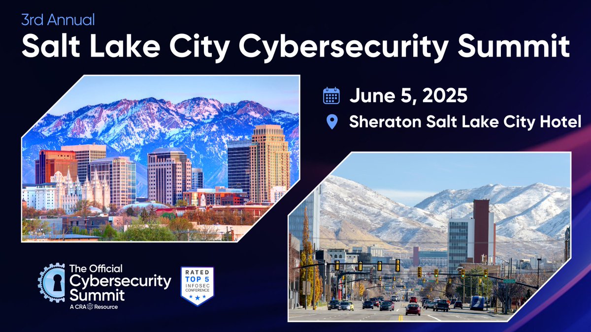 Join us at the Cybersecurity Summit in Salt Lake City on June 5, 2025. Engage with top industry leaders, discover cutting-edge cybersecurity strategies, and expand your professional network. Don't miss out, register now: bit.ly/42aPnj3