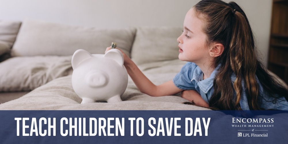Encompass_LPL's tweet image. 📚💡 On April 11th, let's focus on teaching our children the value of saving. It's never too early to start! #TeachToSave #FutureSavers
