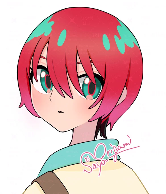 明日のジークアクス同時視聴サムネ用マチュ! 竹先生のキャラめちゃ難しいけどいい感じに描けたと…思う…!!