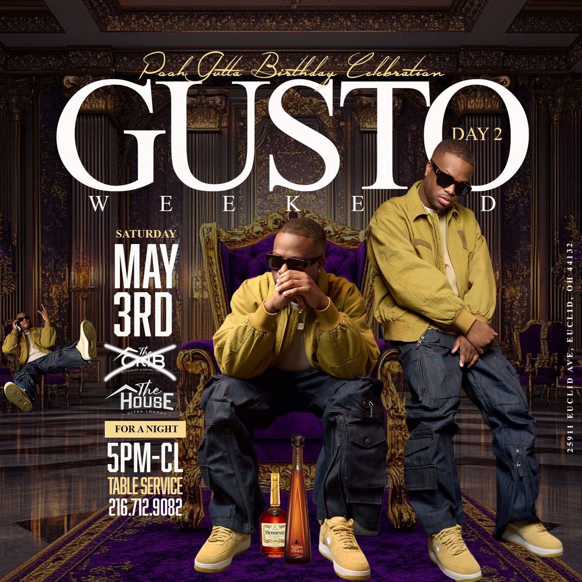 POOH_GUTTA's tweet image. Gusto Weekend : Pooh Gutta All Taurus Birthday Celebration
Day 1 - The Cabaret - 5/2
Day 2 - The House 4 A Night - 5/3
Day 3 - The Batchelor Party : Hosted By - @daalischus - 5/4