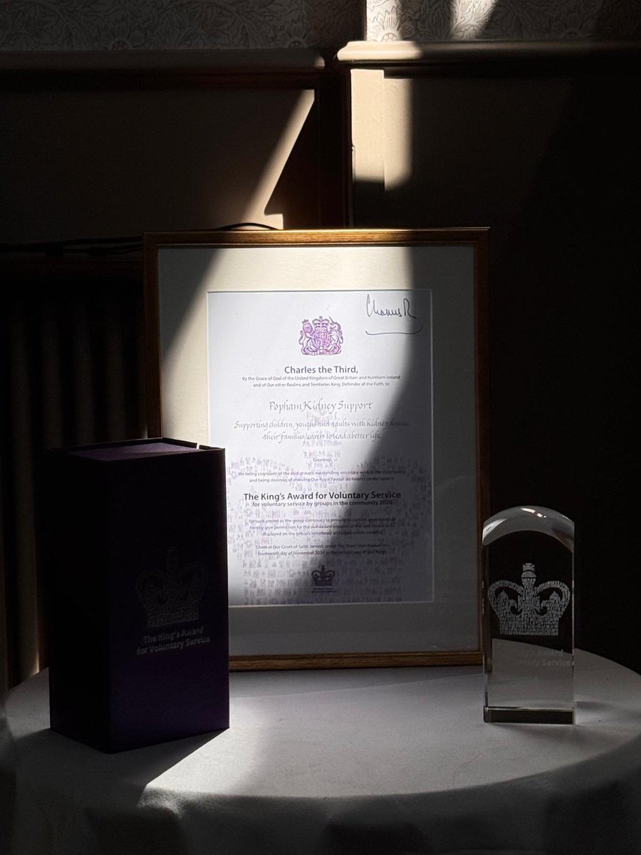diana_stroia's tweet photo. Honoured to attend my first engagement as High Sheriff of West Glamorgan 

Congratulations to Popham Kidney Support on receiving The King’s Award for Voluntary Service — a truly inspiring charity helping those affected by kidney disease.
@PophamKidney 
#KingsAward https://t.co/9kTT7vb3xr