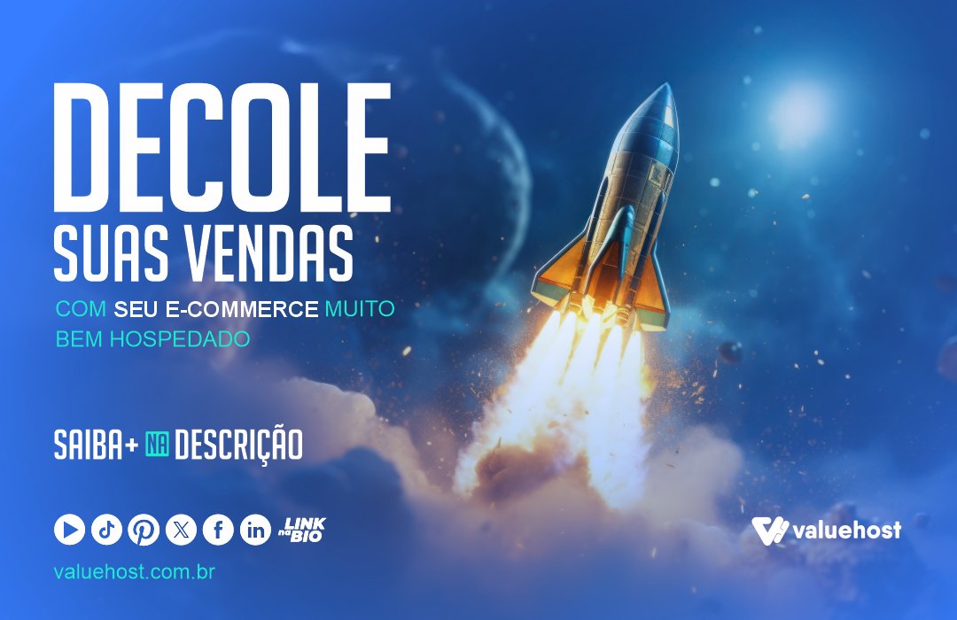 ValueHostBrasil's tweet photo. 🚀 Decole suas vendas com um e-commerce que voa alto!
Nada segura uma loja virtual bem hospedada. Garanta velocidade, segurança e estabilidade com a infraestrutura da ValueHost e veja seu faturamento ganhar altitude.

#EcommerceDeSucesso #HospedagemDeSites #ValueHost #LojaVirtual https://t.co/N2M7WwsEbG