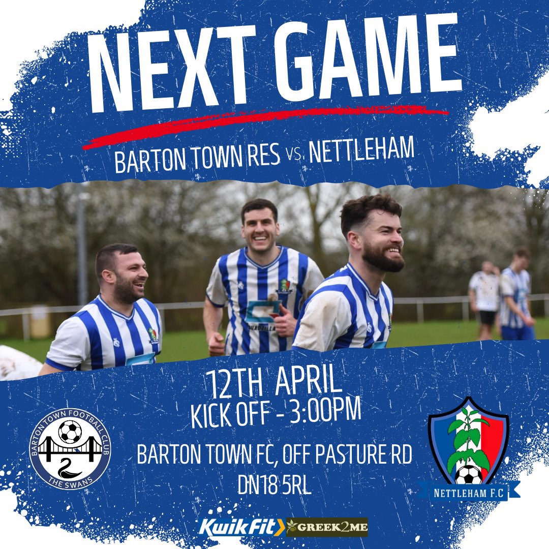 It’s almost here… The big one! 🚨 

A whole season comes down to 90 minutes of football away at Barton Town Reserves tomorrow.

The boys are ready and would love some support to make the trip!? A big game of local football in the sun, what more could you want? 🍻 

#uptheham🔵⚪️