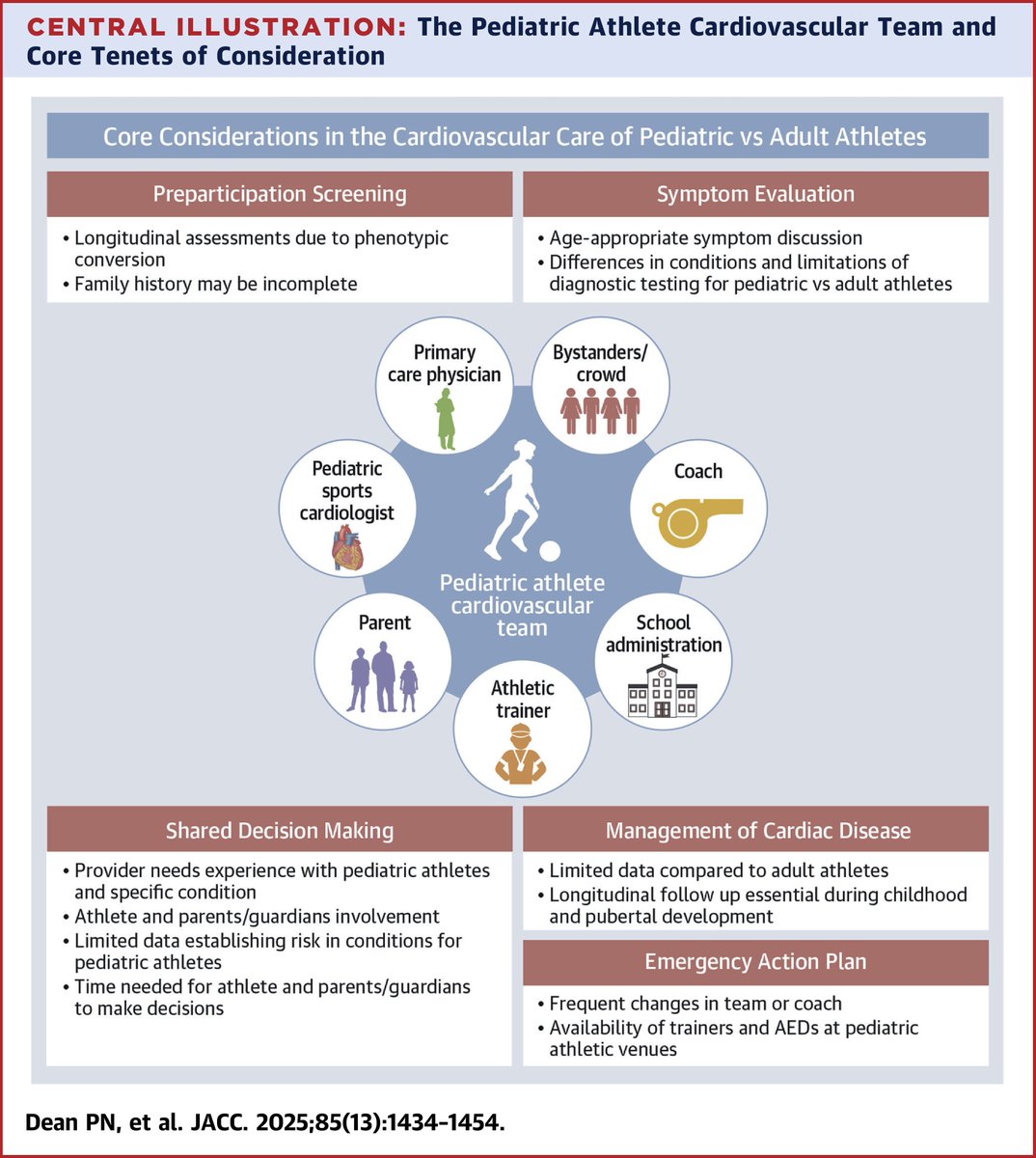 American College of Cardiology (@accintouch) on Twitter photo A state-of-the-art review published in #JACC aims to serve as a primary reference for clinicians providing cardiovascular care to pediatric athletes. It highlights key differences between pediatric & adult-aged athletes, & more.
➡️ bit.ly/3ReK1yb <a href="/JACCJournals/">JACC Journals</a> #cvPed A state-of-the-art review published in #JACC aims to serve as a primary reference for clinicians providing cardiovascular care to pediatric athletes. It highlights key differences between pediatric & adult-aged athletes, & more.
➡️ bit.ly/3ReK1yb <a href="/JACCJournals/">JACC Journals</a> #cvPed