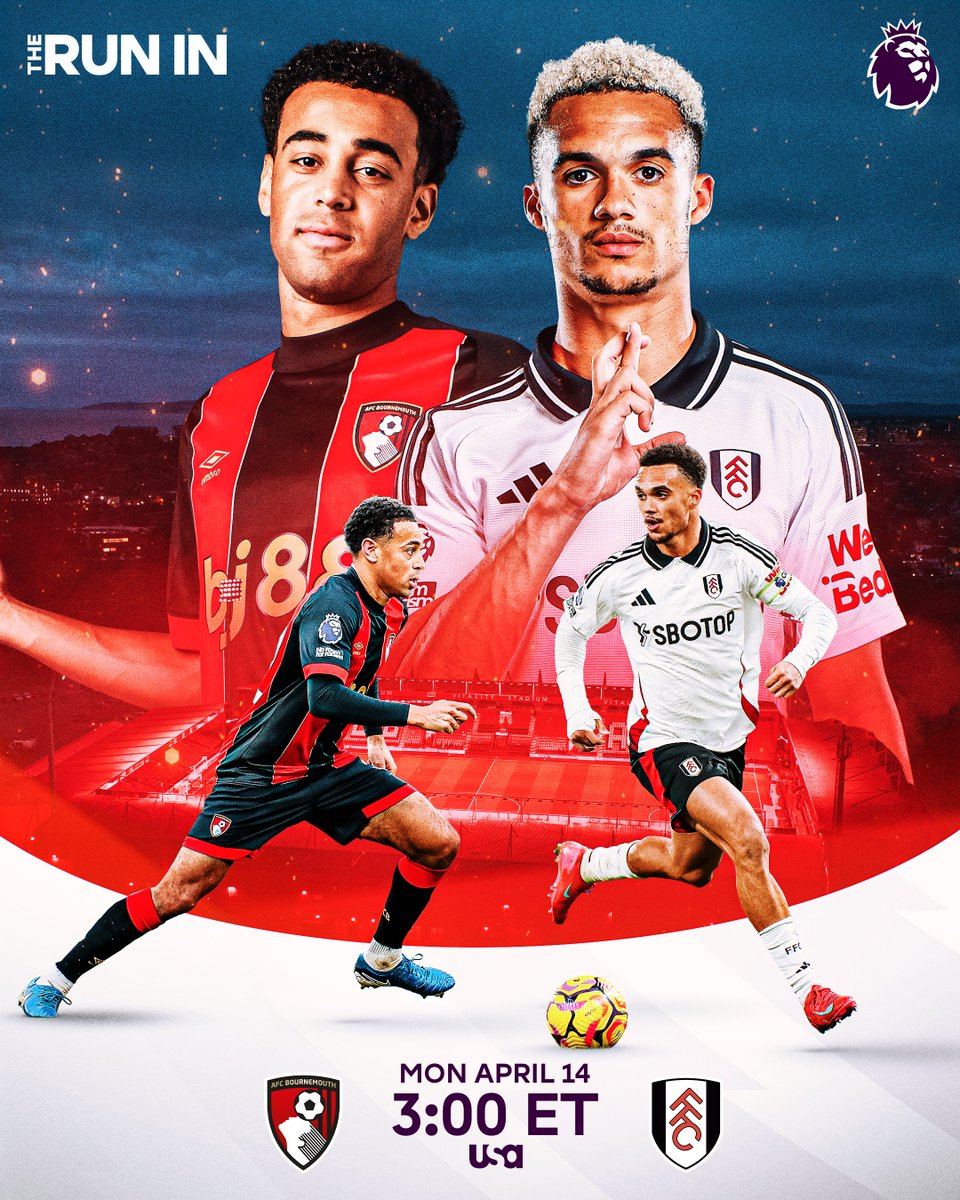 PLinUSA's tweet image. Two American stars going head-to-head Monday 👀

Will Bournemouth or Fulham pick up a big win in the race for Europe? #TheRunIn