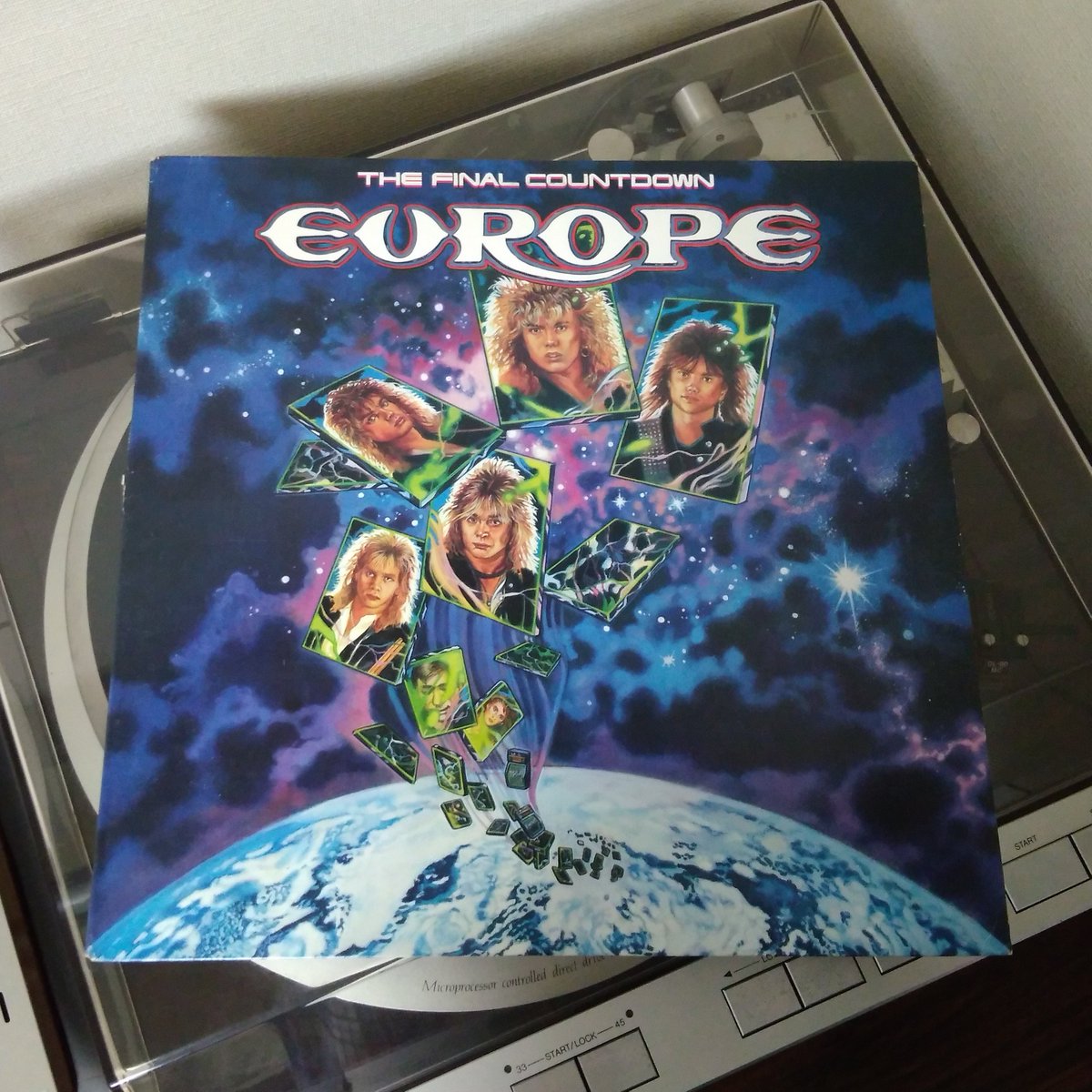 trhmnkn691's tweet photo. Europe - The Final Countdown (1986) 
#nowspinning #vinylcollection 
#Glammetal #Hardrock 
#EuropeBand #JohnNorum 🇸🇪 https://t.co/fYcD1NogRg