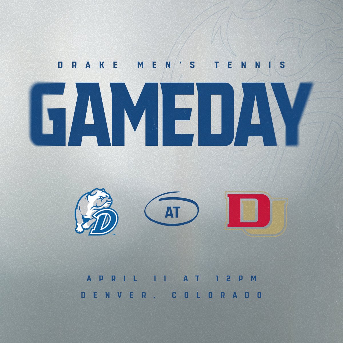 Drake_MTEN's tweet photo. 𝙁𝙞𝙣𝙖𝙡 𝙧𝙚𝙜𝙪𝙡𝙖𝙧 𝙨𝙚𝙖𝙨𝙤𝙣 𝙢𝙖𝙩𝙘𝙝 🔜

🆚 @DU_MTennis 
⏰ 12 pm
🏟️ Denver Tennis Park
📍 Denver, Colorado
📹 https://t.co/yo4NNgnGrw
📊 https://t.co/XNM0qIaUmj

#DSMHometownTeam https://t.co/CvQocUv2Mc