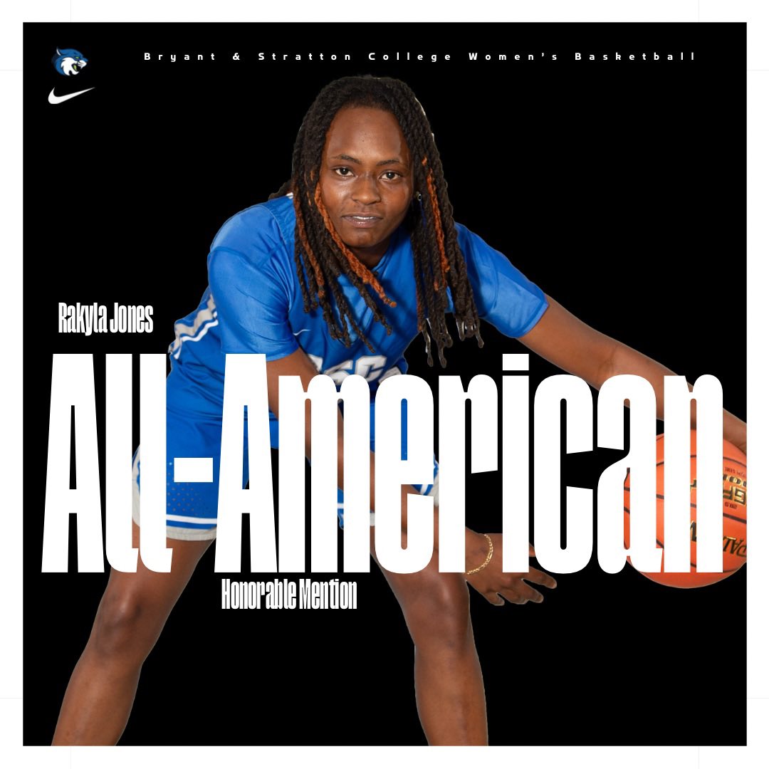 Congratulations to your Lady Bobcats very own Rakyla Jones for being recognized by the NJCAA D2 WBB Committee as an All-American Honorable Mention. Rakyla averaged 12 points, 7 rebounds, 7 assists, &amp; 5 steals per game, while also averaging these incredible shooting percentages: