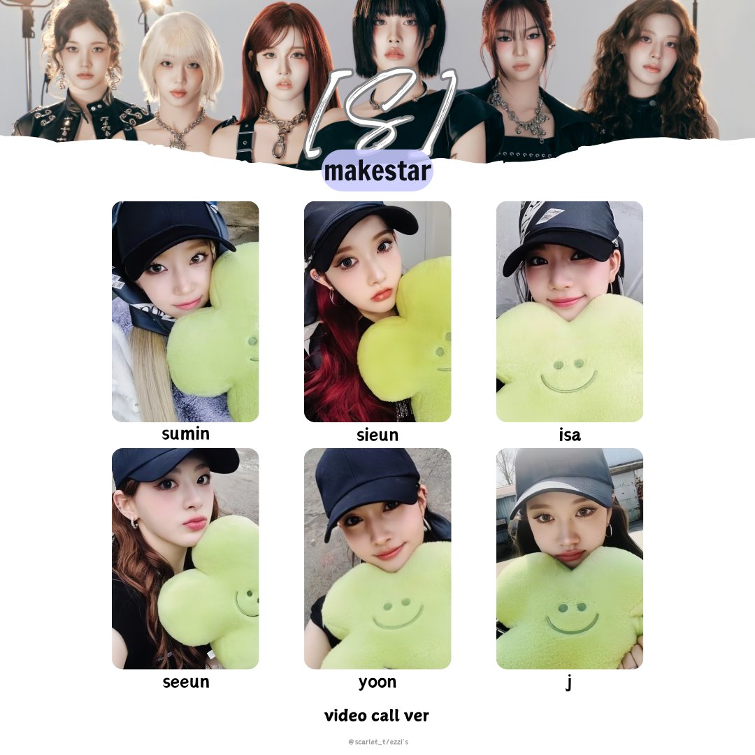 stayc photocard template - member: #sumin #sieun #isa #seeun #yoon