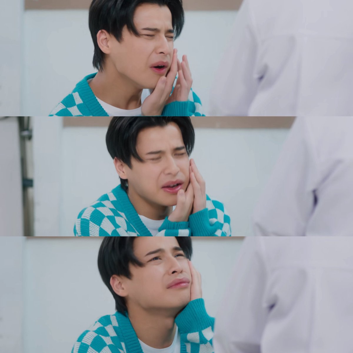 OhmtpkVNFC's tweet photo. So cuteeee nong Santttt 🥹

JAYSANT ON CALL
#SweetToothGoodDentistEP3 
#ohmtpk https://t.co/XW3BvNE3ql