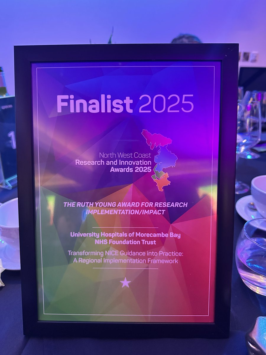 Heather72605337's tweet photo. Attended the North West Coast Research and Innovation Awards with Maddie as a finalist for The Ruth Young Award for Research Implementation/Impact to celebrate the achievements of individuals and teams working to improve health and care through research and innovation https://t.co/GZcz7GQOOZ