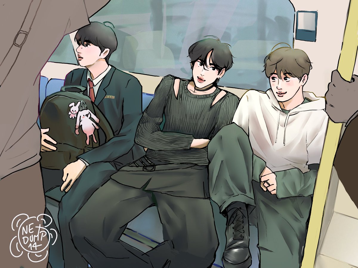 netdump14's tweet image. 🍉🚃🚗🥤
my attempt at making lively and vibrant jebewon scenes-
#ZB1fanart