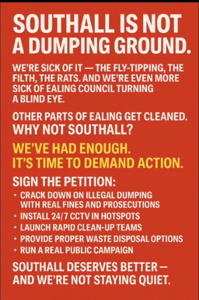 Sign and share the petition with friends and family in #Southall.
chng.it/xxQdSFHvfZ