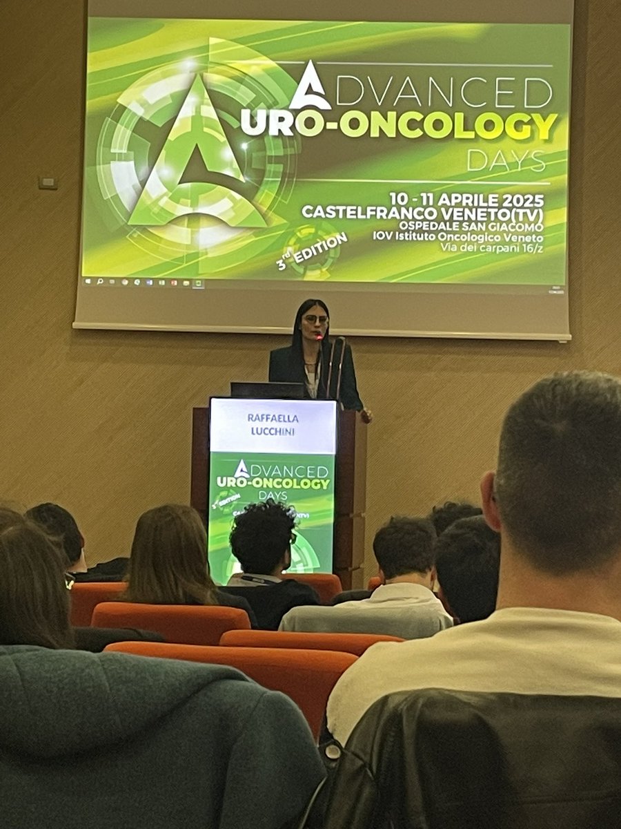 Raffaella Lucchini (@raffa_lucchini) on Twitter photo Today in Castelfranco for the lII edition of Advanced Uro-Oncology Days.
My presentation about #MDT in oligoM+ #urothelialcancer.
Many compliments to <a href="/mat_sepu/">Matteo Sepulcri</a> , <a href="/therealmarcodoc/">Marco Maruzzo</a>, and to scientific committee of the event! Today in Castelfranco for the lII edition of Advanced Uro-Oncology Days.
My presentation about #MDT in oligoM+ #urothelialcancer.
Many compliments to <a href="/mat_sepu/">Matteo Sepulcri</a> , <a href="/therealmarcodoc/">Marco Maruzzo</a>, and to scientific committee of the event!