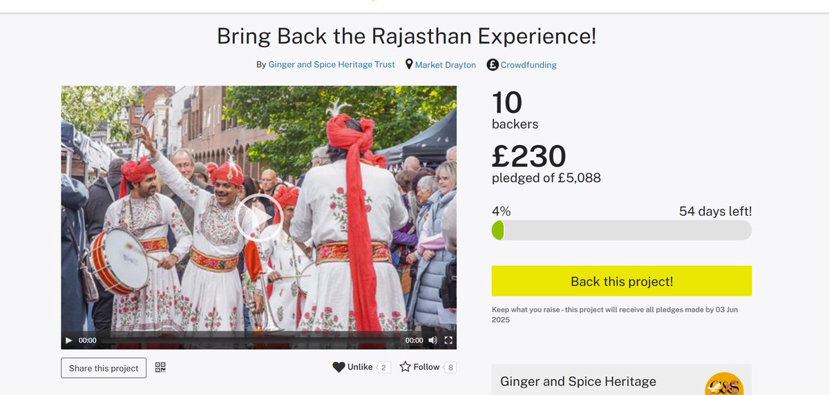 We are calling on local residents, businesses, and supporters to back a crowdfunding campaign to bring back the Rajasthan Heritage Brass Band Experience for 2025.👇

gingerandspicefest.co.uk/2025/04/11/bac…