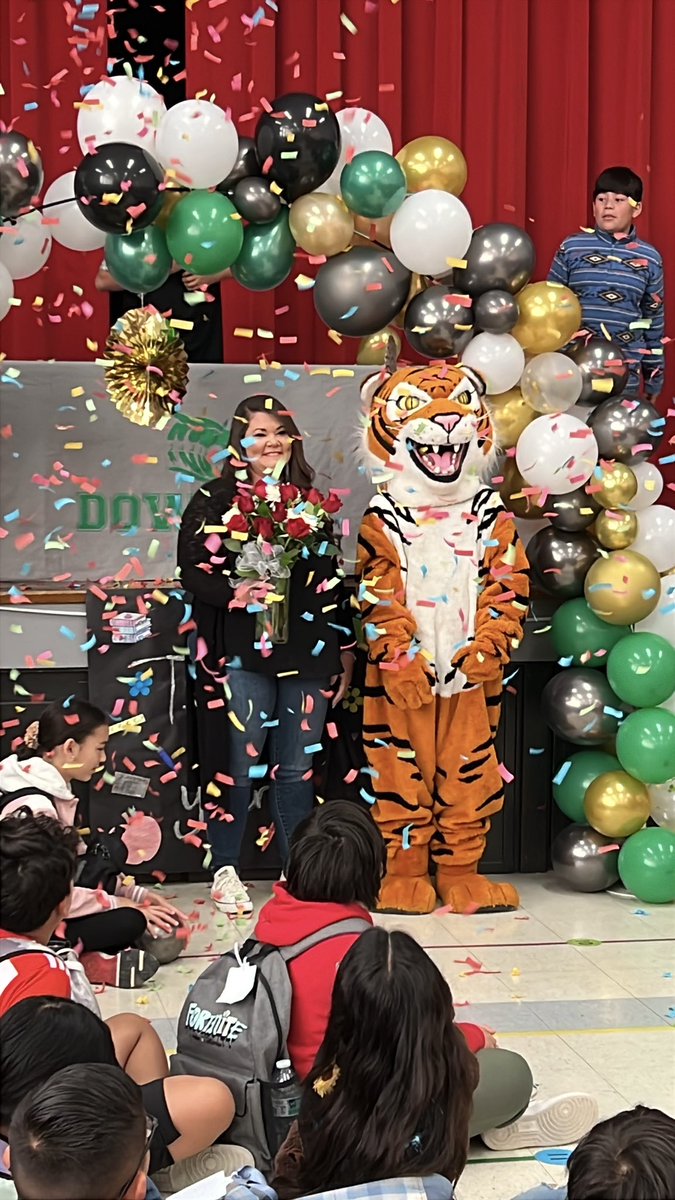 Congratulations to Mrs. Shanna Moore for being our Dowling Teacher of the Year!!! We are so proud to have you on our campus, you are a true Tiger! 🎉🐯💛💚