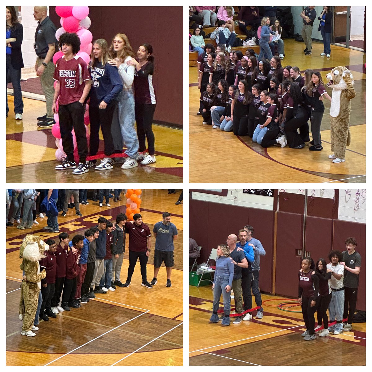 BectonHS's tweet photo. Our Spring Pep Rally was full of energy and school spirit. 🐾
Enjoy a well-deserved spring break! 
#SpringPepRally #SpringSportsSeason #SchoolSpiritStrong #Classof2025 https://t.co/JZbTuTnDL8