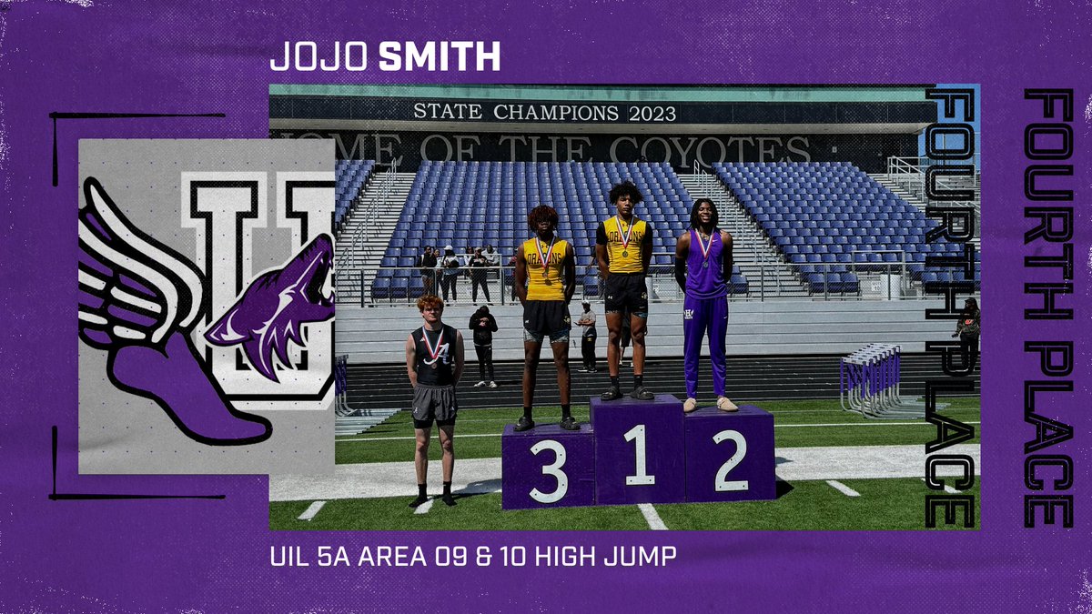 Anna Coyotes XC/ TF (@annacoyotesxctf) on Twitter photo UIL 5A Area 09 & 10 Championship
Congratulations to Jojo Smith for earning 4th place in the High Jump.
He advances to the Regional Championships next week!
#CU
<a href="/CoachVRodriguez/">Victor Rodriguez</a> UIL 5A Area 09 & 10 Championship
Congratulations to Jojo Smith for earning 4th place in the High Jump.
He advances to the Regional Championships next week!
#CU
<a href="/CoachVRodriguez/">Victor Rodriguez</a>