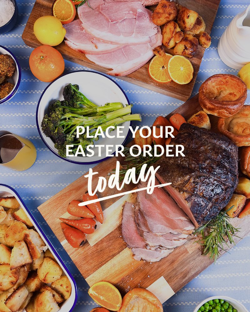With the Easter bank holiday weekend only a week away, there’s still time to order your roasting joints, barbecue cuts and lazy Sunday full breakfast hampers. Check out our website for some crucial inspo and superior choice.

bit.ly/34ivhEn

#onlinebutcher