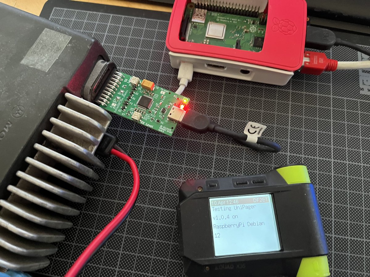 flo_0_'s tweet photo. Updated and compiled #UniPager on #Debian running on a #RaspberryPi. hidraw and alsa device names made static using an #udev rule. Some notes on the blog:
https://t.co/NkXbyXPJGB
#DingleBop #hamradio #dapnet https://t.co/JnKU41NaeI