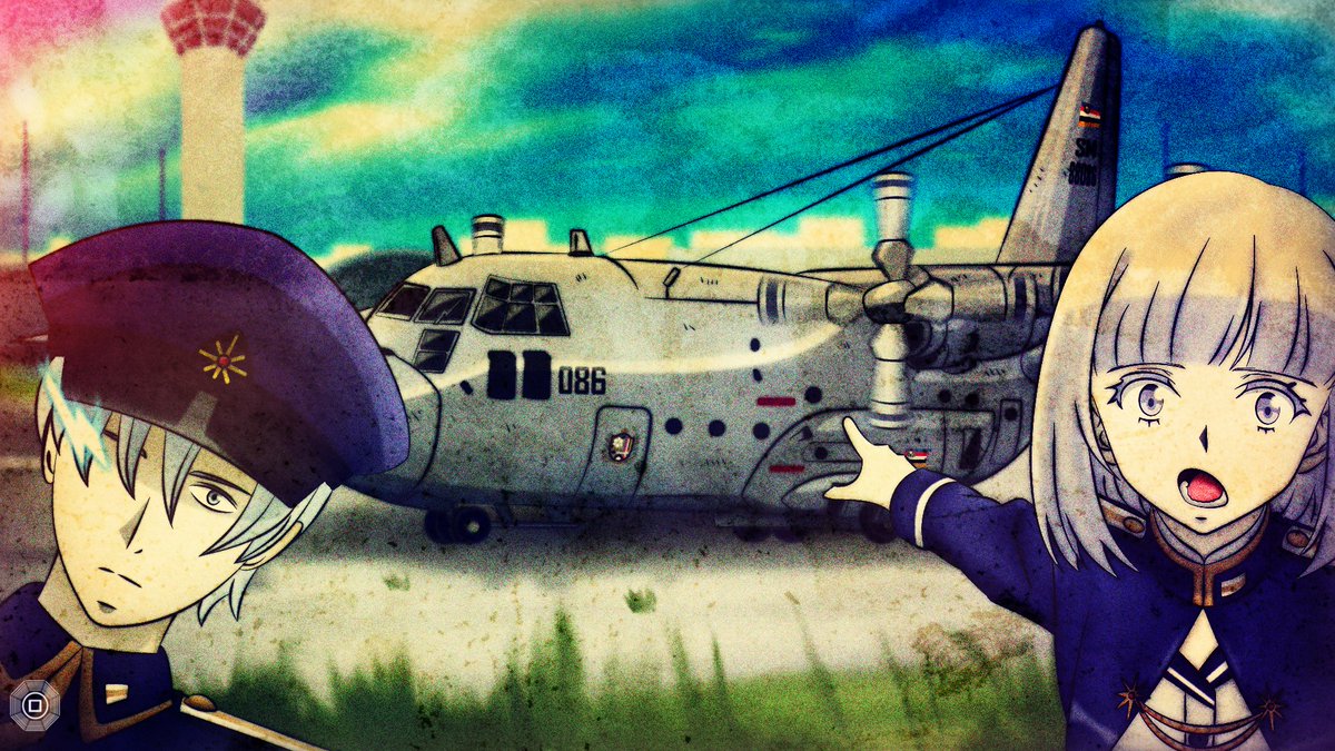 STARWARSSTUDIO's tweet image. Bob Hair Girl pointing at a C-130 with accompanied with Sexy MP
Yes, pogface Bobchi
#エイティシックス
#EightySix
#86エイティシックス