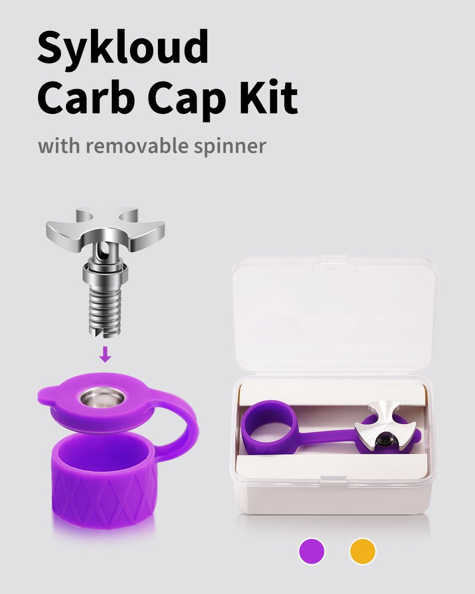 bombofficial__'s tweet photo. It’s a smart upgrade for your Sykloud atomizer — cleaning is way easier with the removable spinner top, helps extend the life of your atomizer, and even opens up more DIY carb cap possibilities. ✨💨

👉Available now on https://t.co/aNuWpfKAwX

#bomberig #Sykloud https://t.co/9DytU4UO7E