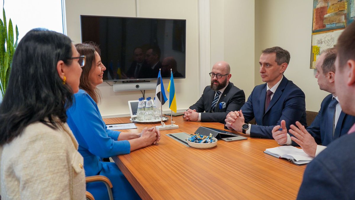 Viktor Liashko (@viktorliashko) on Twitter photo 🇺🇦🇪🇪 Productive visit to Estonia. Signed a Technical Agreement to deepen 🇺🇦–🇪🇪 health cooperation: medical aid, infrastructure recovery, rehabilitation, MEDEVAC, mental health, pharma & EU alignment. Thank you <a href="/KarmenJoller/">Karmen Joller 🇪🇪</a> for your support and partnership! 🇺🇦🇪🇪 Productive visit to Estonia. Signed a Technical Agreement to deepen 🇺🇦–🇪🇪 health cooperation: medical aid, infrastructure recovery, rehabilitation, MEDEVAC, mental health, pharma & EU alignment. Thank you <a href="/KarmenJoller/">Karmen Joller 🇪🇪</a> for your support and partnership!
