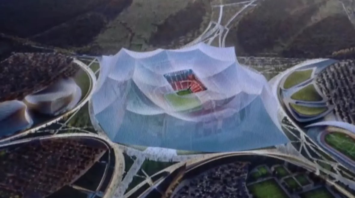 LRsecreta's tweet photo. Marruecos 🇲🇦 asegura que construirá "el mejor estadio del mundo" para albergar, en lugar de España 🇪🇸, la final del Mundial 2030

👉 ¿Marruecos tiene dinero para estadios de fútbol y no para controlar la salida de ilegales en la valla con Ceuta y/o Melilla? ⛔️ https://t.co/qHKm6I9OV9