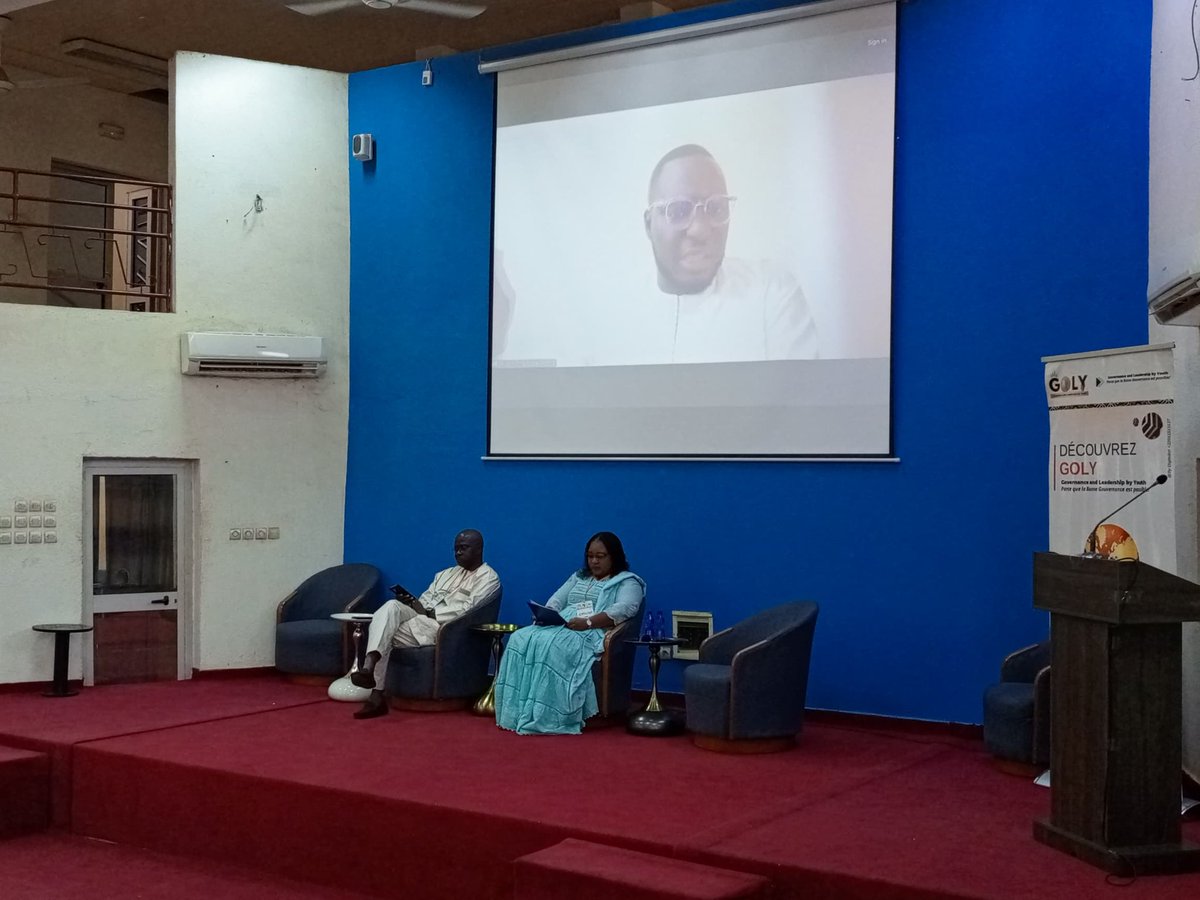 GolyBF's tweet photo. [ FALGD 2e Édition – Panel d’Ouverture ]

Thème : Refondation de l'État &amp; bonne gouvernance en Afrique : rôles et responsabilités de la jeunesse

Avec : Pr Maïga Alkassoum, Dr Abdoul-Karim Sango, Dr Tine Latyr.

Modération : Mme Derra

#GOLY #FALGD2025 https://t.co/FtW4Dc9GZN