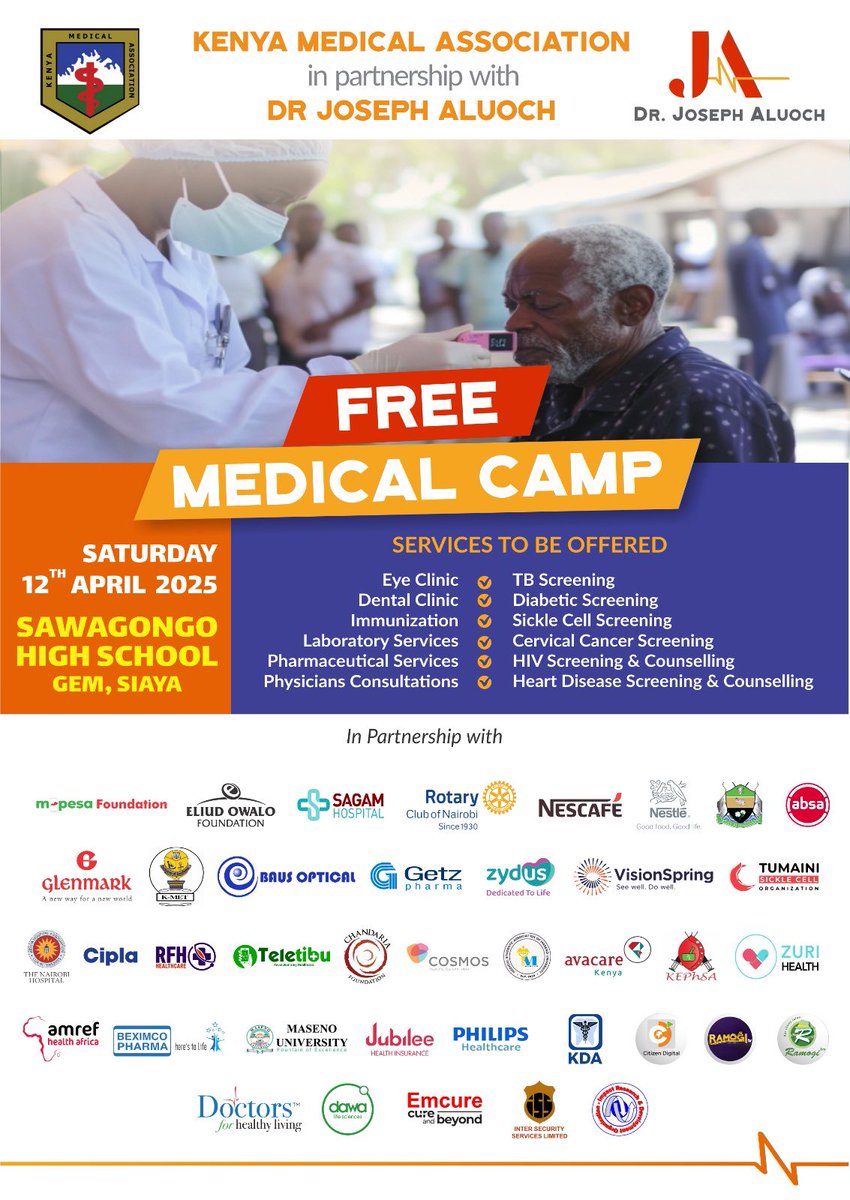 The Kenyan Gyne (#HealthServiceCommission) (@simonkigondu) on Twitter photo <a href="/KenyaMedics_KMA/">Kenya Medical Association</a> Corporate Social Responsibility
CSR is giving back to society.
KMA has for a long time advocated for the highest quality of healthcare in Kenya. As part of its CSR, KMA has partnered with the Aluoch Joseph family to give back to the people of the home area <a href="/KenyaMedics_KMA/">Kenya Medical Association</a> Corporate Social Responsibility
CSR is giving back to society.
KMA has for a long time advocated for the highest quality of healthcare in Kenya. As part of its CSR, KMA has partnered with the Aluoch Joseph family to give back to the people of the home area