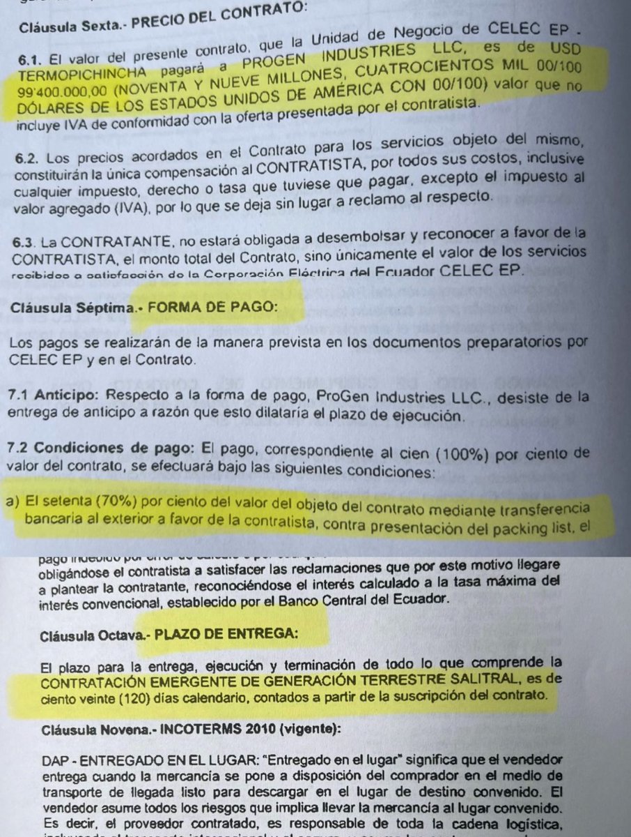 AnitaMGalarzaA's tweet photo. #CasoPROGENyATM 

Entregaron por ADELANTADO más de $162 MILLONES a estas empresas de papel, ya se han vencido todos los plazos de los contratos, y NO HAY NI LA PLATA, NI LOS GENERADORES FUNCIOANNDO!

¡NEGOCIADO Y CORRUPCIÓN! https://t.co/JrD5Uy2xBX