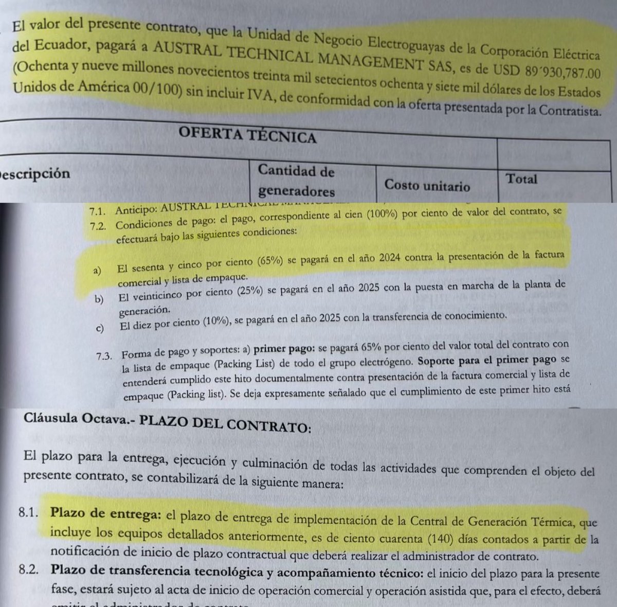 AnitaMGalarzaA's tweet photo. #CasoPROGENyATM 

Entregaron por ADELANTADO más de $162 MILLONES a estas empresas de papel, ya se han vencido todos los plazos de los contratos, y NO HAY NI LA PLATA, NI LOS GENERADORES FUNCIOANNDO!

¡NEGOCIADO Y CORRUPCIÓN! https://t.co/JrD5Uy2xBX